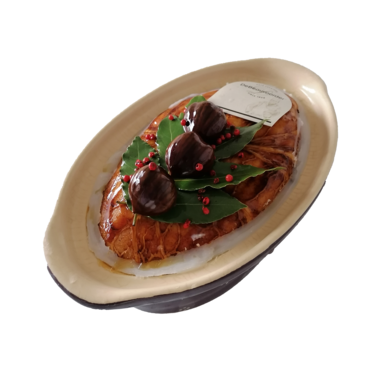 EINDEJAARSPATE TRUFFEL KASTANJE  2.3kg